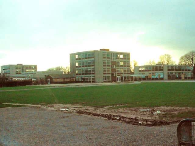 The former Oak Park School from Crosslands Drive.
