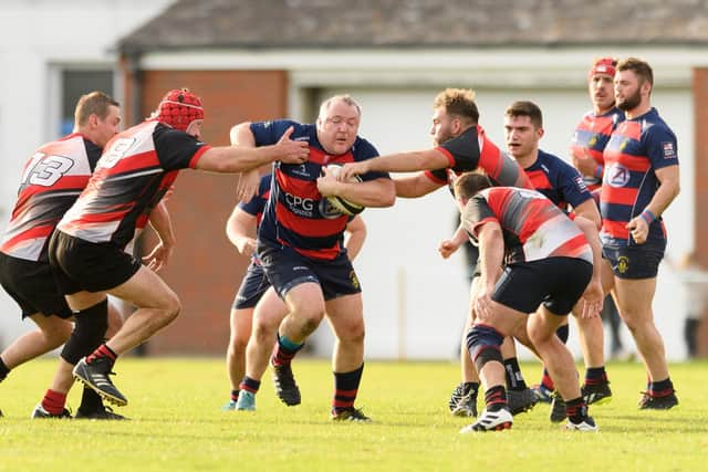 USP's Phil Gilliland  in possession against Fareham Heathens. Picture: Keith Woodland