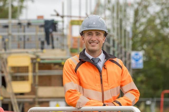 Paddy Rutter oversees the Pebble Walk site on Hayling Island