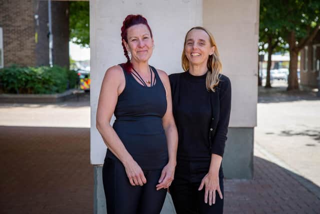 The Menopanuse Cafe, Gosport Discovery Centre, Gosport will be opening on Saturday the 3rd September. 

Pictured: Founders Claire Gurling and Rachel Fowler outside Gosport Discovery Centre, Gosport.

Picture: Habibur Rahman
