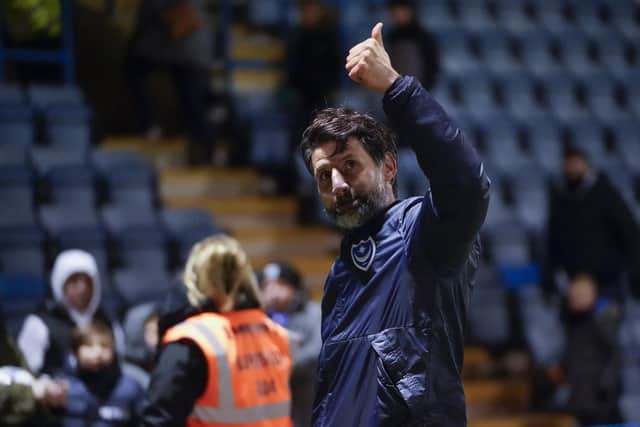 Pompey boss  Danny Cowley.