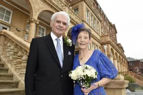Pam and Arthur Baldacchino from Portchester, finally got married after 53 years together at The Queens Hotel in Southsea, on Tuesday, October 10, 2023. 

Picture: Sarah Standing