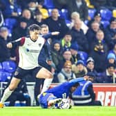 Pompey debutant Tyler Walker in action at Plough Lane against AFC Wimbledon. Picture: Nigel Keene/ProSportsImages
