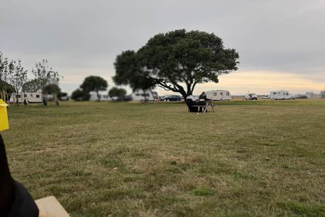 Travellers on Southsea Common