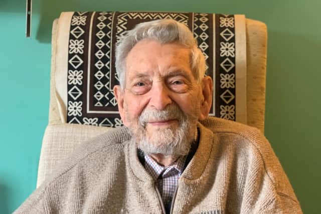 Bob Weighton, the world's oldest man, is facing his 112th birthday in lockdown. Picture: Magnus Weighton/PA Wire
