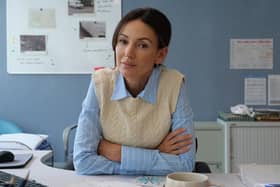 Michelle Keegan stars as DI Emma Crane in the new ITV drama series The Blame (Picture: Quay Street Productions for ITV/ITVx)