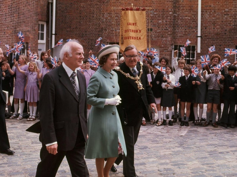Inside Southsea Castle - Queen Elizabeth's Silver Jubilee visit to Portsmouth in 1977 Picture: The News Portsmouth