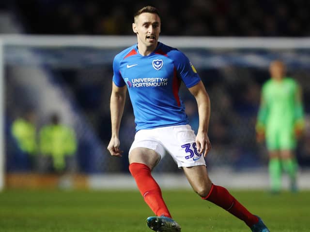 Former Pompey left-back Brandon Haunstrup is looking for a new club following his release from Kilmarnock. Picture: Joe Pepler