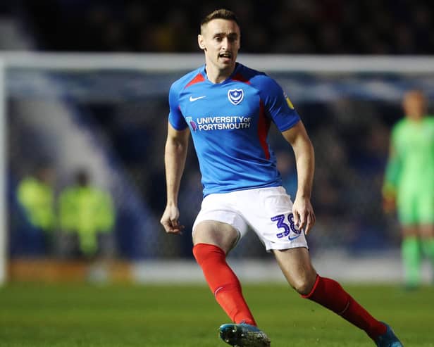Former Pompey left-back Brandon Haunstrup is looking for a new club following his release from Kilmarnock. Picture: Joe Pepler