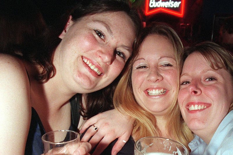 Revellers enjoying the night at Millennium Club in Gosport in 1999