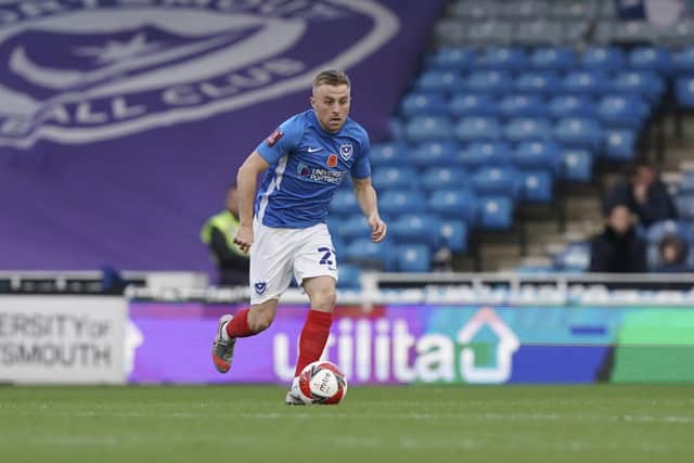 Joe Morrell has been backed to score his maiden Blues goal by the Fratton faithful. Picture: Jason Brown/ProSportsImages