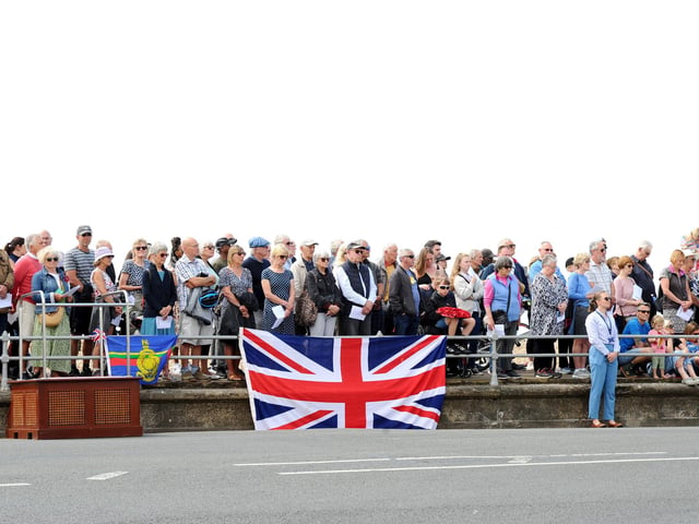 The annual D-Day memorial service took place at the D Day Stone near Canoe Lake, Southsea, on Thursday, June 6, 2024, to commemorate 80 years. Picture: Sarah Standing (060624-406)