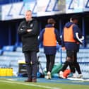 Kenny Jackett watches as Pompey suffered a 2-1 loss to Wigan - their first Fratton Park league defeat for almost months. Picture: Joe Pepler