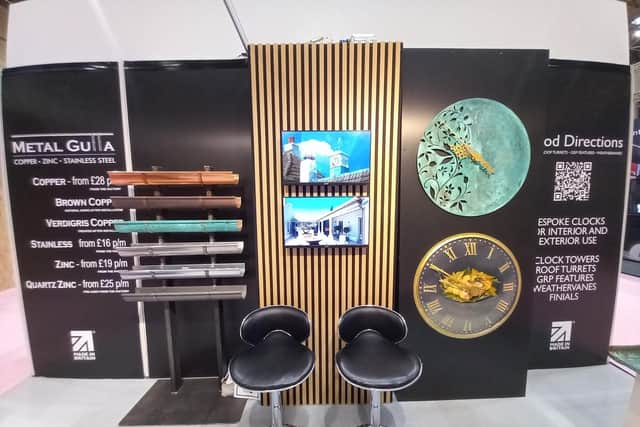 Good Directions show casing limited edition clocks at Grand Designs Live.