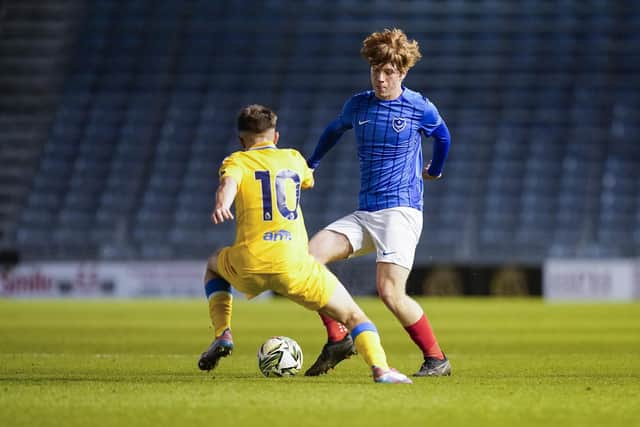 Left-back Ciaran Martin recently returned to Fratton Park following a successful loan spell with Moneyfields. Picture: Jason Brown/ProSportsImages