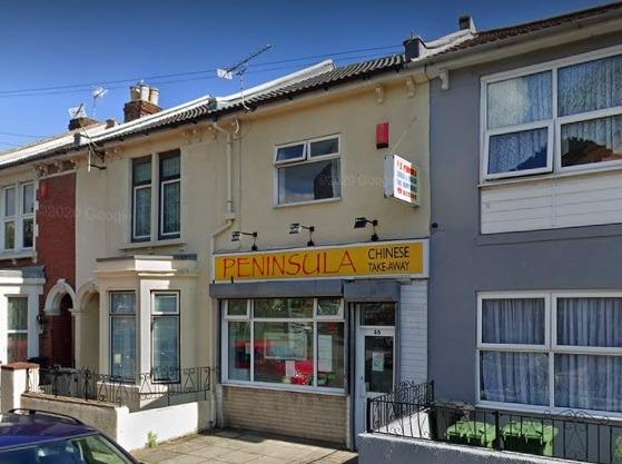 Peninsula, a Chinese takeaway based on Somers Road, was rated 4.5 out of five from 60 reviews on Google.