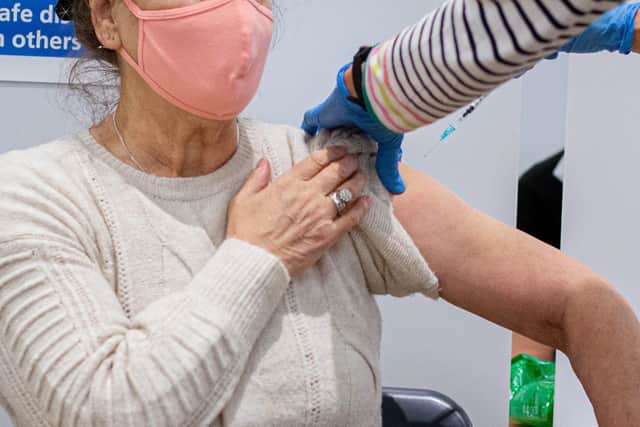 Vaccinations at Emsworth Baptist Church this month
Picture: Habibur Rahman