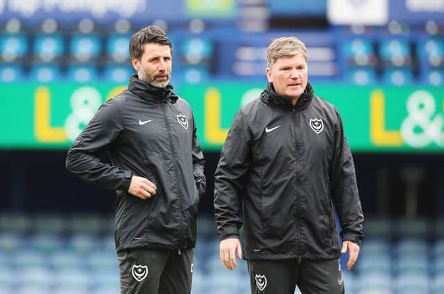 Joe Gallen will be staying on at Fratton Park this season to help new head coach Danny Cowley. Picture: Joe Pepler