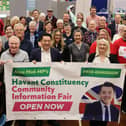 Alan Mak MP and exhibitors at last year's Community Information Fair