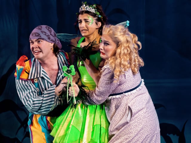 The cast includes Elizabeth Rose as Tinkerbell
Picture by Alan Bound for The Kings Theatre