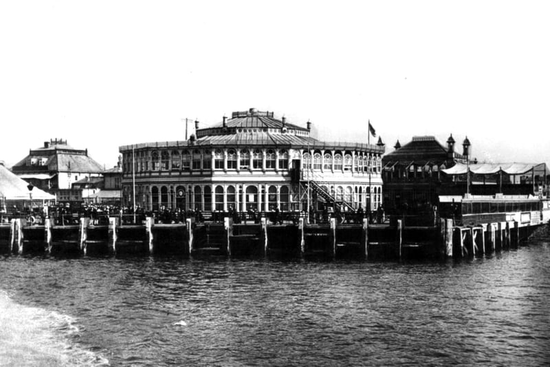 Clarence Pier c 1928, view from a departing boat