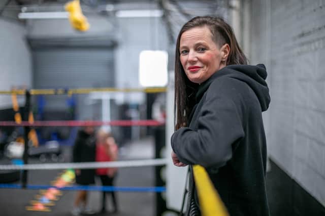 Real Life inspirational personal trainer on Gemma Petzing who works with children across the city and helping them with lose weight.

Pictured: Gemma Petzing at Bally Gym Fratton, Portsmouth on Friday 1st April 2022

Picture: Habibur Rahman