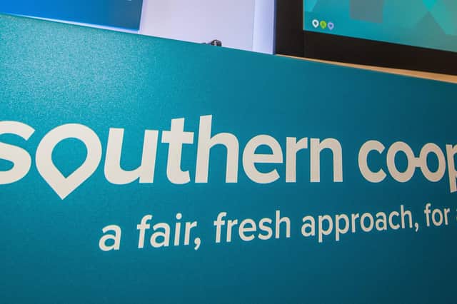 The Southern Co-op sign
