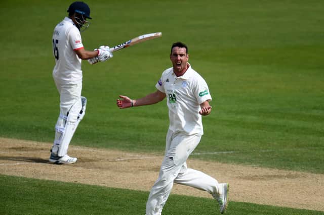 Kyle Abbott won't be appearing for Hampshire in 2020. Photo by Harry Trump/Getty Images.