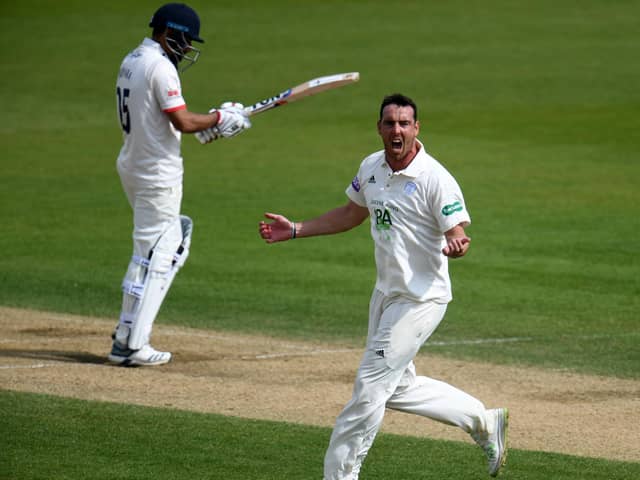 Kyle Abbott won't be appearing for Hampshire in 2020. Photo by Harry Trump/Getty Images.