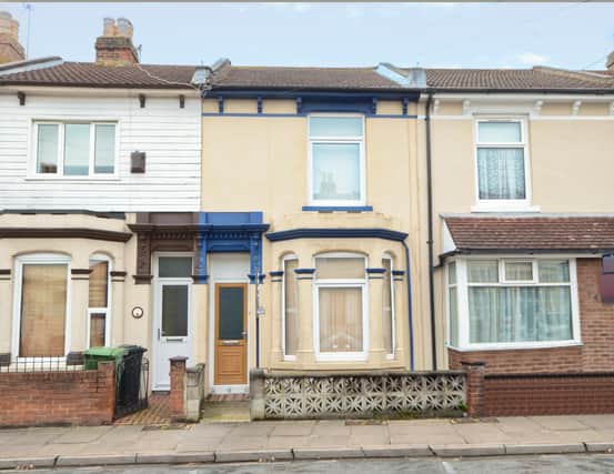 This three-bedroom terraced house is on the market for £250,000. It is listed by Chinneck Shaw.