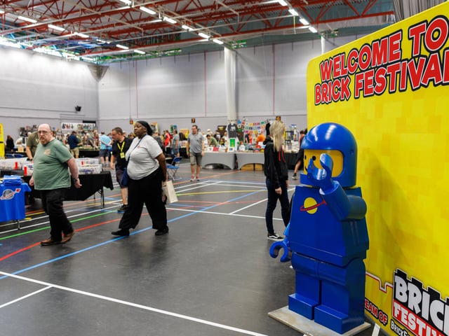 The Portsmouth Brick Festival took place in The Mountbatten Centre. Picture: Marcin Jedrysiak