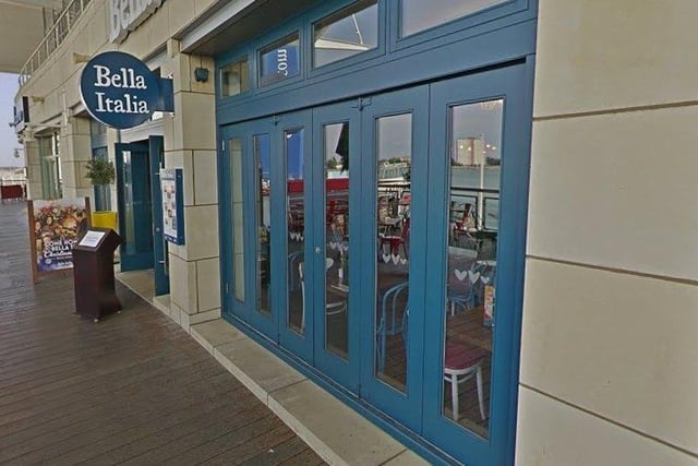 Bella Italia at North Promenade Building, Gunwharf Quays was given a five hygiene rating on May 5 2023.