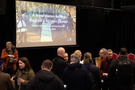 Industry professionals connect and collaborate at the Solent Screen Industries Cluster Meeting 2024, discussing a new vision for the region's screen sector.