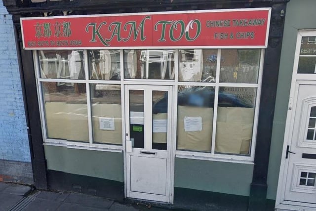 Kam Too on St Marys Road, Fratton, received a 4.6 rating with 562 reviews on Google.