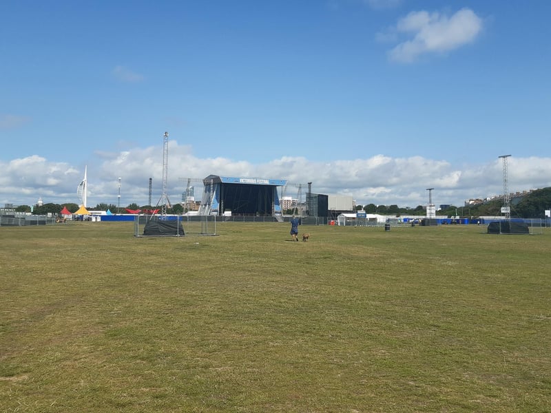 The layout of the site has changed to create extra space between the Common Stage and nearby facilities allowing the crowds more space to spread out