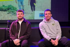 Conor was joined by Ryan Corby from Pompey's Marketing Team.