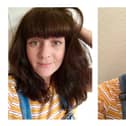 Local democracy reporter for The News, Fiona Callingham, before and after she braved the shave in aid of St Wilfrids Hospice in Chichester and The Little Princess Trust. Picture: Fiona Callingham