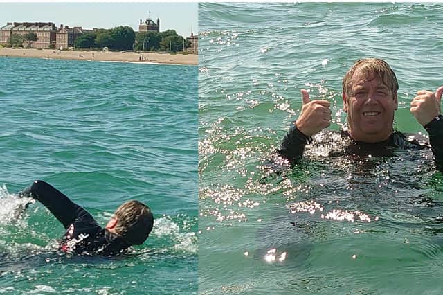 Marcus's Aspire Solent Swim 21