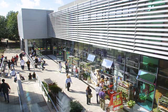 UoP University of Portsmouth exterior and interior gv