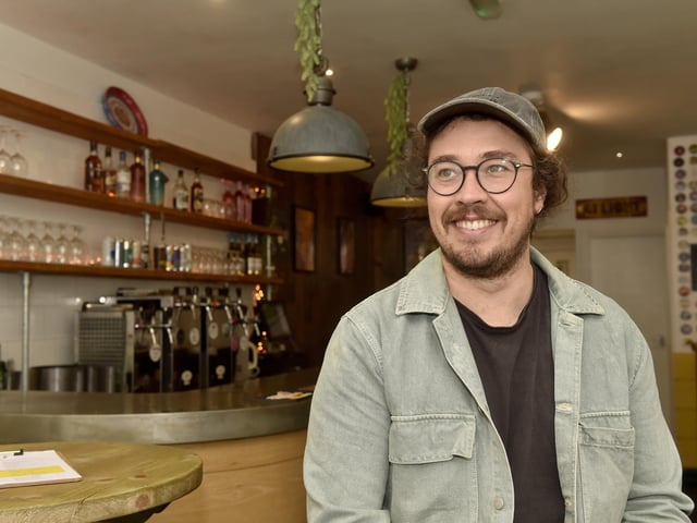 Sourdough Ted is Albert Road's newest addition. The new spot will be dishing up sourdough pizzas and craft beer. Pictured: Tom Emery Picture: Sarah Standing (250425-2301)