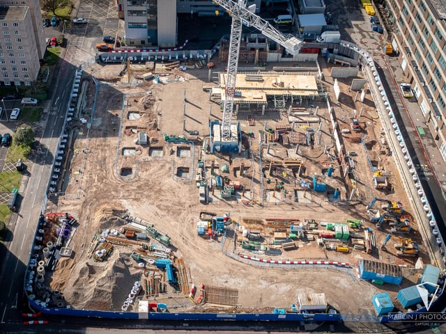 The new A&E department under construction at Queen Alexandra Hospital in Cosham in 2023
Picture: Marcin Jedrysiak