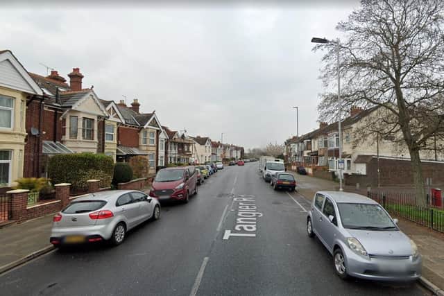 Officers were called to reports of a burglary on Tangier Road, Baffins. Picture: Google Street View