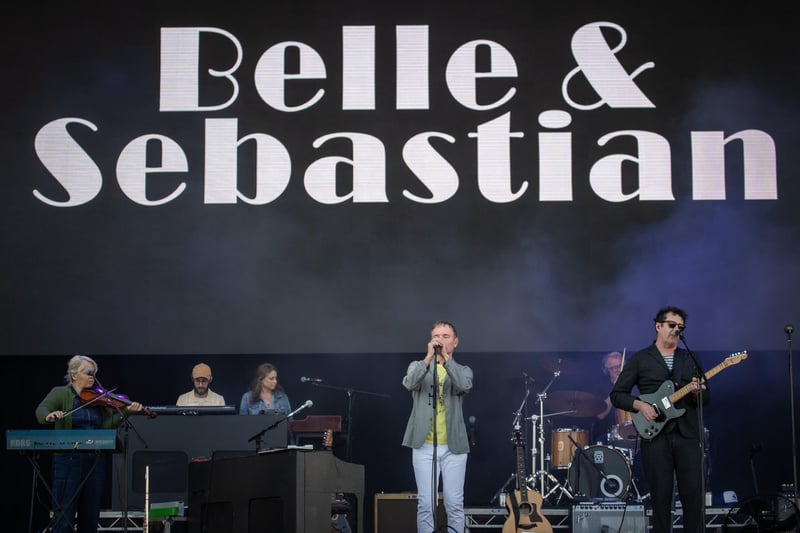 Belle & Sebastian wowed the crowds at the Common Stage on Saturday afternoon.
Photos by Alex Shute