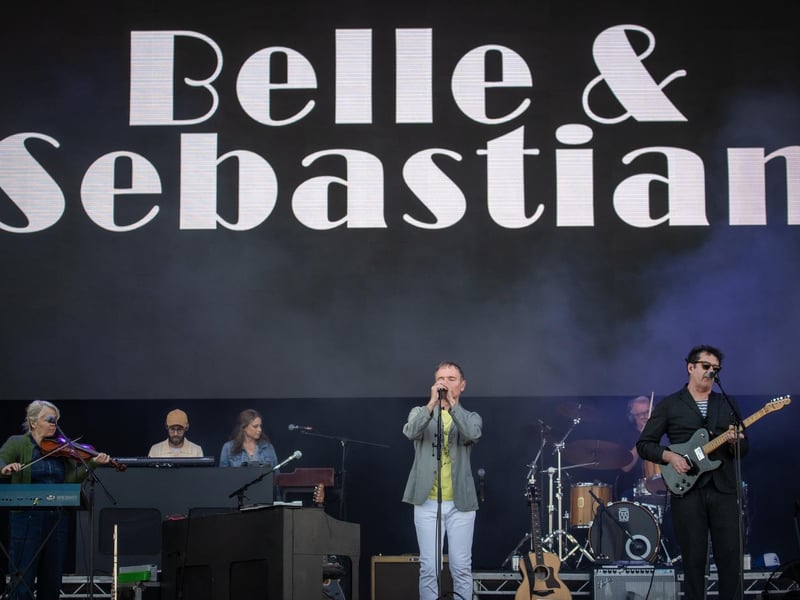 Belle & Sebastian wowed the crowds at the Common Stage on Saturday afternoon.
Photos by Alex Shute