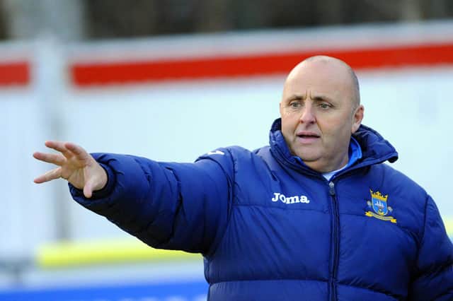 Louis Bell during his time as Baffins Milton Rovers manager. Picture: Malcolm Wells