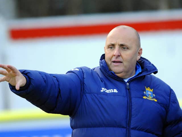 Louis Bell during his time as Baffins Milton Rovers manager. Picture: Malcolm Wells