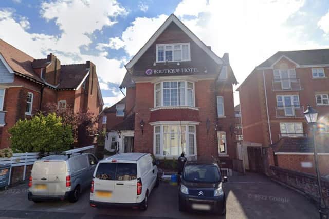 G! Boutique Hotel at 71 Festing Road in Southsea is rated 4.8 out of five based on 866 Google reviews.