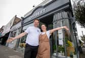 Joint owners, Peter Axworthy and Vicky Allen, at Offbeet Vegan Cafe in Albert Road, Southsea. Picture: Habibur Rahman
