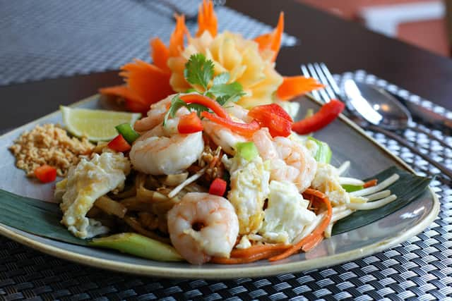 King prawn pad Thai. Siam Square, Osborne Road, Southsea. Picture: Chris Moorhouse