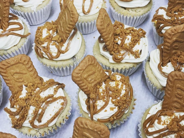 The Cookie Queen opened yesterday (May 14) on Cosham High Street, and queues of people lined up out the door to sample New York style stuffed cookies, and cookie pie slices. Gemma Daysh, the business owner, estimates hundreds of people visited the bakery. Picture: Gemma Daysh.